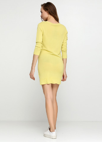 Жовтий кежуал сукня Yuka однотонна