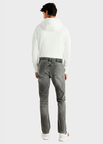 Темно-серые демисезонные прямые джинсы Tommy Hilfiger