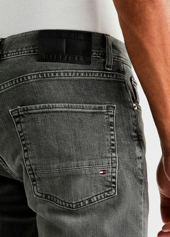 Темно-серые демисезонные прямые джинсы Tommy Hilfiger