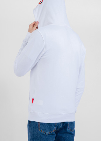 Белая спортивная кофта с капюшоном Supreme Spain (228133696)