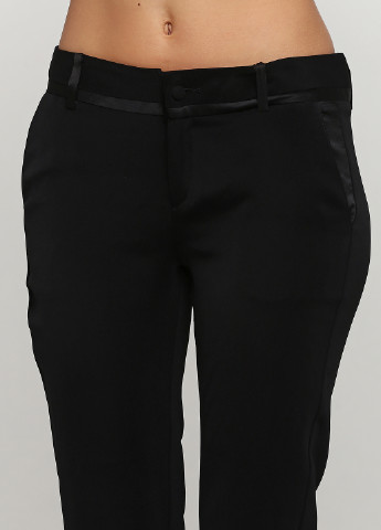 Черные кэжуал демисезонные зауженные брюки Guess