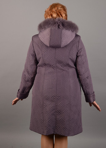 Сиреневая зимняя стеганная зимняя куртка Mangust