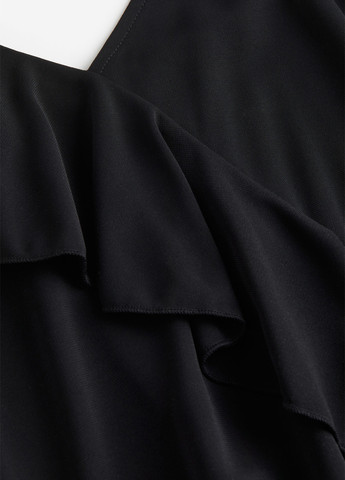 Чорна вечірня сукня футляр H&M однотонна