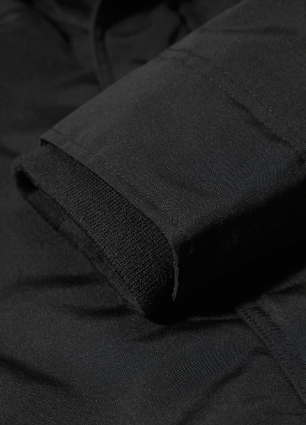 Чорна демісезонна куртка Hollister