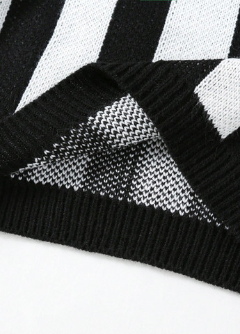 Чорно-білий демісезонний джемпер джемпер SHEIN
