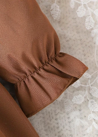 Коричневое платье SHEIN (323082650)