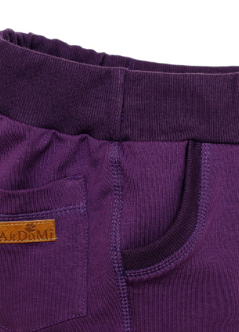 Фиолетовые домашние демисезонные со средней талией брюки ArDoMi