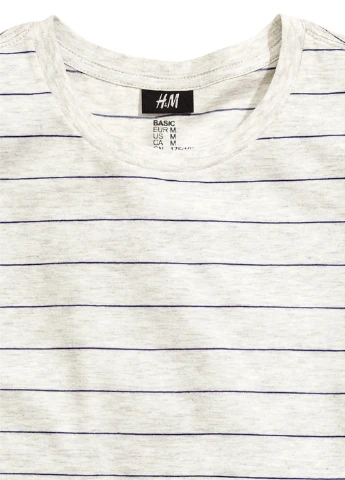 Світло-сіра футболка H&M
