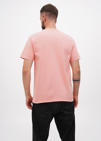 Персиковая футболка Blue 84