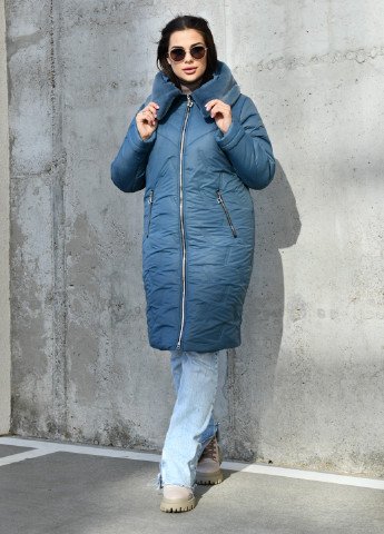 Світло-синя зимня куртка Miledi