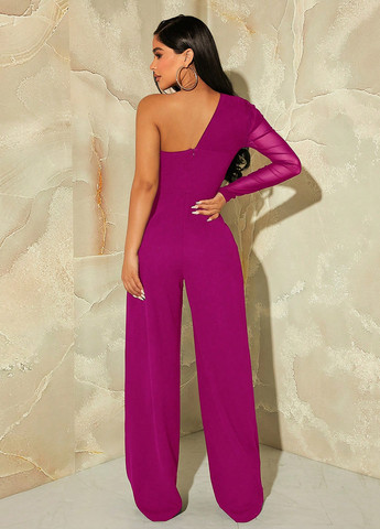 Комбінезон SHEIN комбінезон-брюки однотонний вечірній, кежуал поліестер