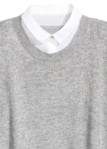 Серый демисезонный джемпер H&M