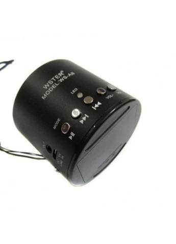 Колонка портативна WS-A8 3Вт USB, SD, FM радіо, Bluetooth чорна (lp-73070) XPRO (253495443)