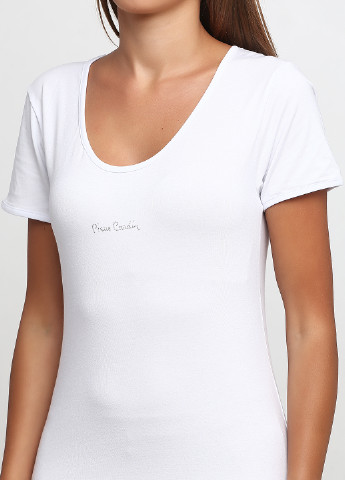 Белая всесезон футболка с коротким рукавом Pierre Cardin