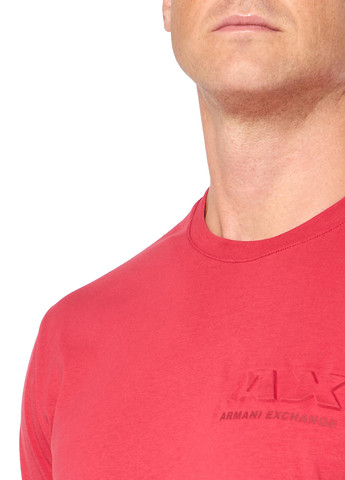 Червона футболка Armani Exchange