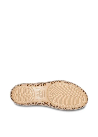 Жіночі балетки Crocs | бежеві леопардові croslite (251298631)