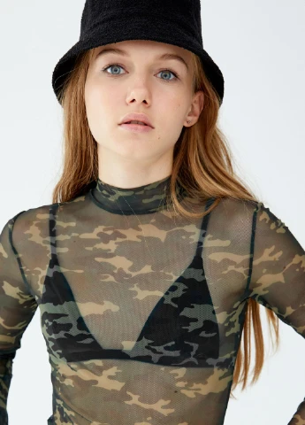 Водолазка,мілітарі, Pull & Bear (256668341)