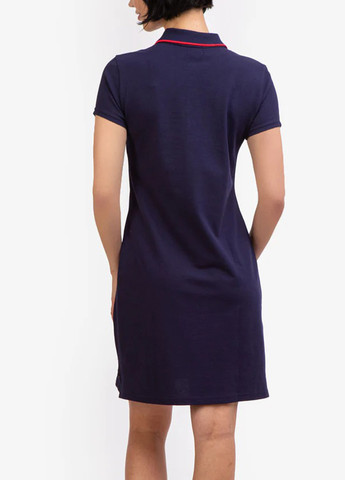 Синя спортивна, кежуал сукня поло U.S. Polo Assn. з логотипом