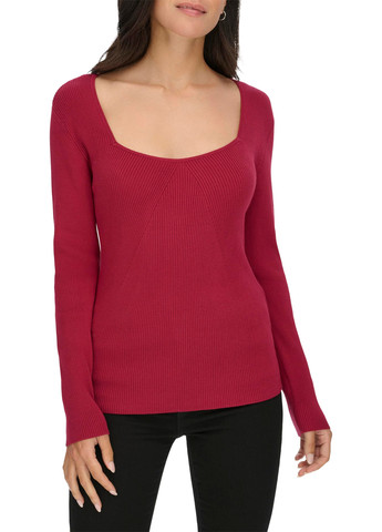 Бордовый демисезонный свитер Calvin Klein