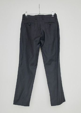 Темно-серые классические демисезонные брюки со средней талией Hackett