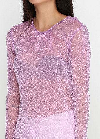 Розово-лиловая летняя блуза NU DENMARK
