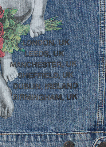 Голубая демисезонная куртка H&M