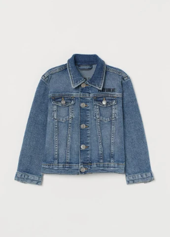 Синяя демисезонная куртка H&M