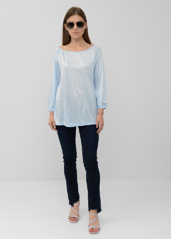 Голубая демисезонная блуза H&M