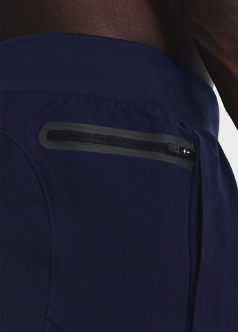 Темно-синие спортивные демисезонные джоггеры брюки Under Armour