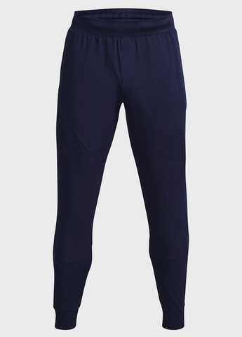 Темно-синие спортивные демисезонные джоггеры брюки Under Armour