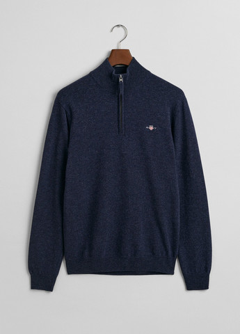 Темно-синий зимний свитер Gant