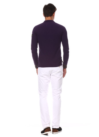 Белые кэжуал летние зауженные брюки Massimo Dutti