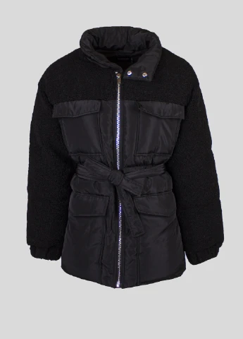 Черная демисезонная куртка Boohoo