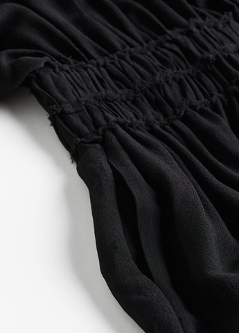 Чорна кежуал сукня оверсайз H&M однотонна