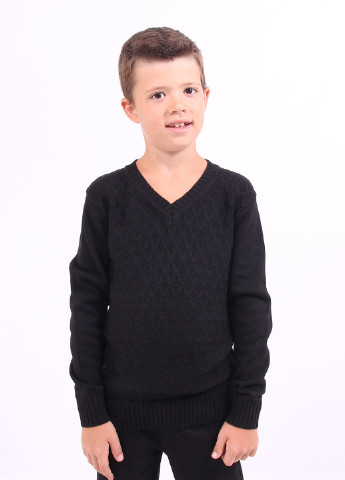 Черный демисезонный пуловер пуловер Hooliguy