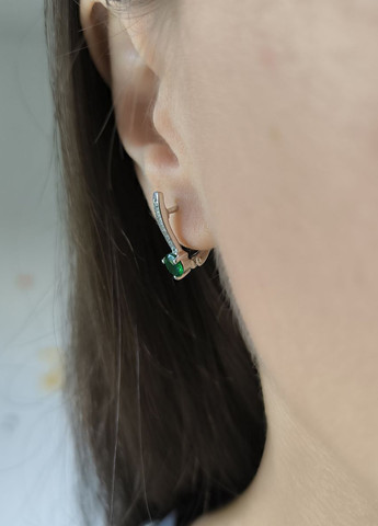 Серьги Silver Flame (354214689)