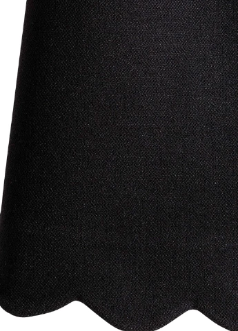 Черная кэжуал однотонная юбка H&M