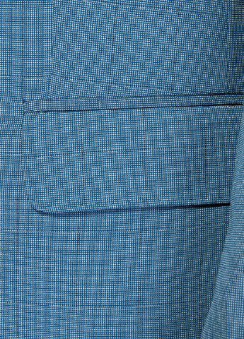 Голубой демисезонный костюм (пиджак, брюки) брючный Arber