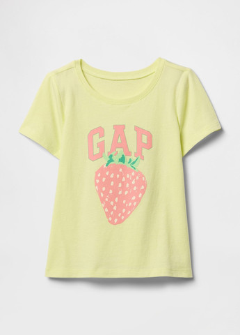 Жовтий літній комплект (футболка, шорти) Gap