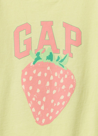 Жовтий літній комплект (футболка, шорти) Gap