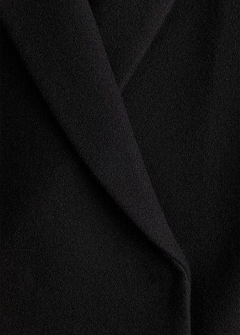 Чорне демісезонне Пальто однобортне H&M