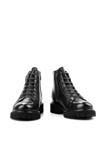 Черные зимние ботинки берцы Arzoni Bazalini
