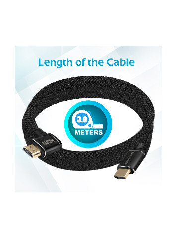 HDMI кабель Black Promate prolink4k1-300 (132703832)