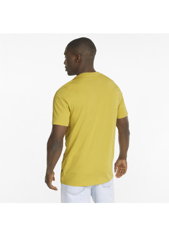 Желтая футболка modern basics pocket men's tee Puma