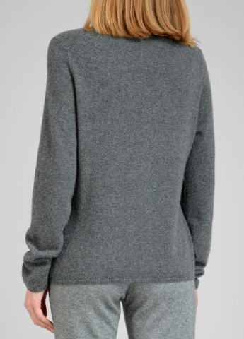 Сірий зимовий светр PREZIOSO