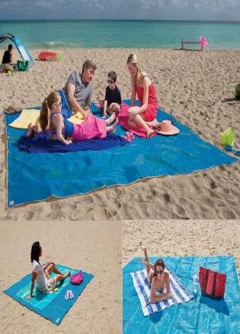 Пляжна підстилка покривало килимок Анти-пісок Sand Free Mat 200x150 см (521330212) Francesco Marconi (215796238)
