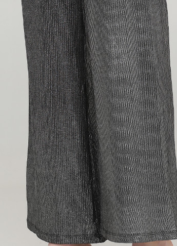 Серебряные кэжуал демисезонные клеш брюки Bebe Plus