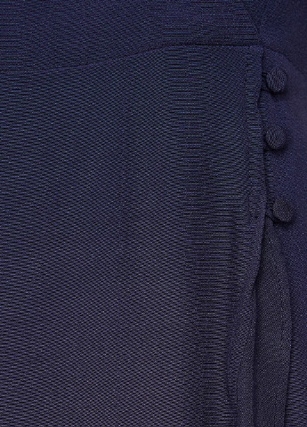 Темно-синя кежуал сукня кльош, на запах KOTON однотонна