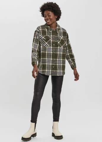 Цветная кэжуал рубашка в клетку Vero Moda
