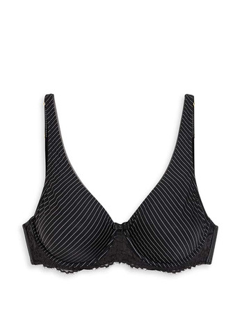 Чёрный минимайзер бюстгальтер C&A с косточками полиамид
